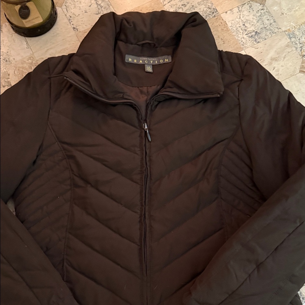 Kenneth Cole Women's Dark Brown Puffer Jacket